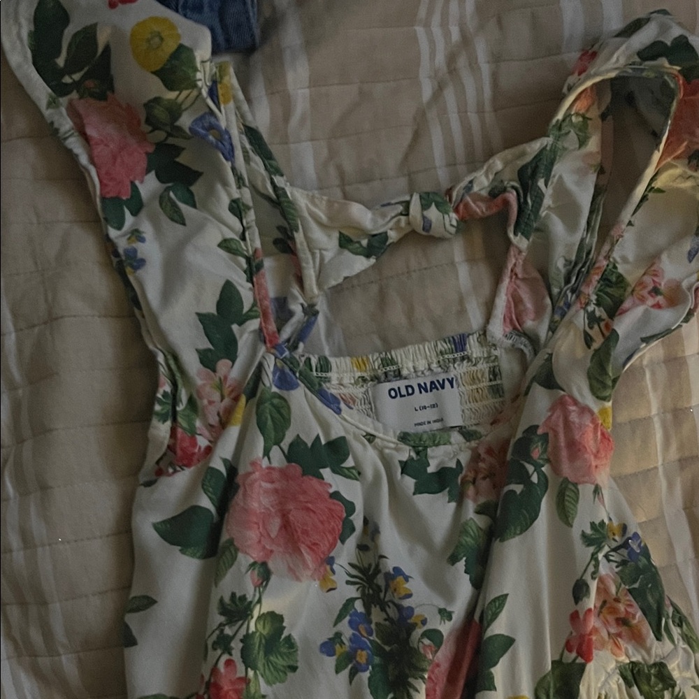Old Navy Multicolor Floral Kids Dress
